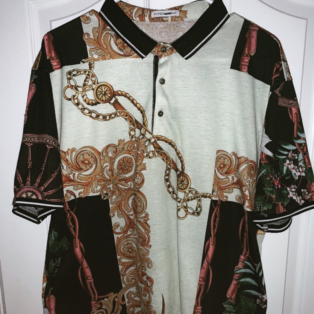 Fashion Nova Collard Shirt.